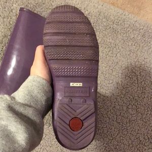 Purple Hunter Boots Size 5 US
